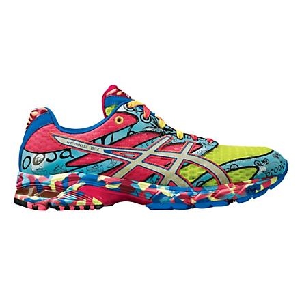 neon color running shoes